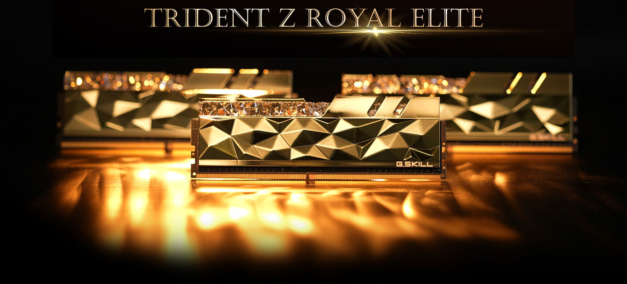 G.SKILL Trident Z Royal Elite Series 16GB (2 x 8GB) 288-Pin PC RAM 